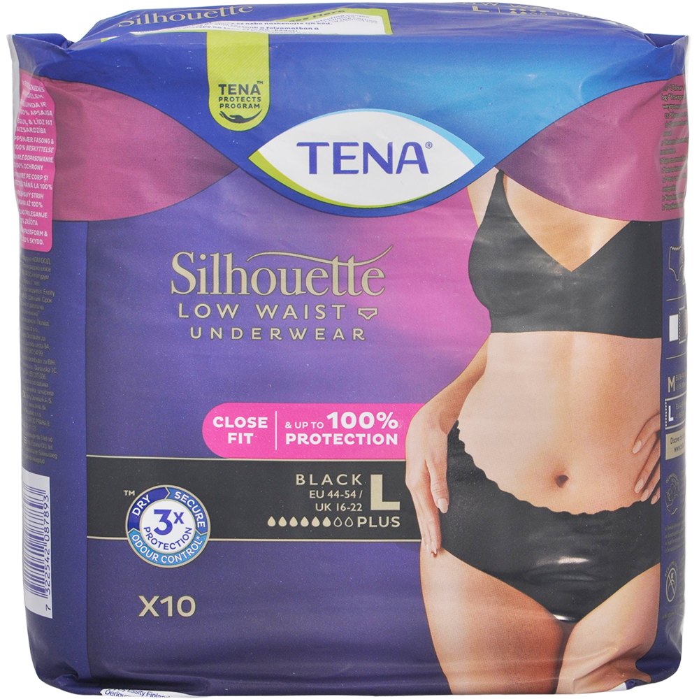 Silhouette Plus Inkontinensundertøy - Large