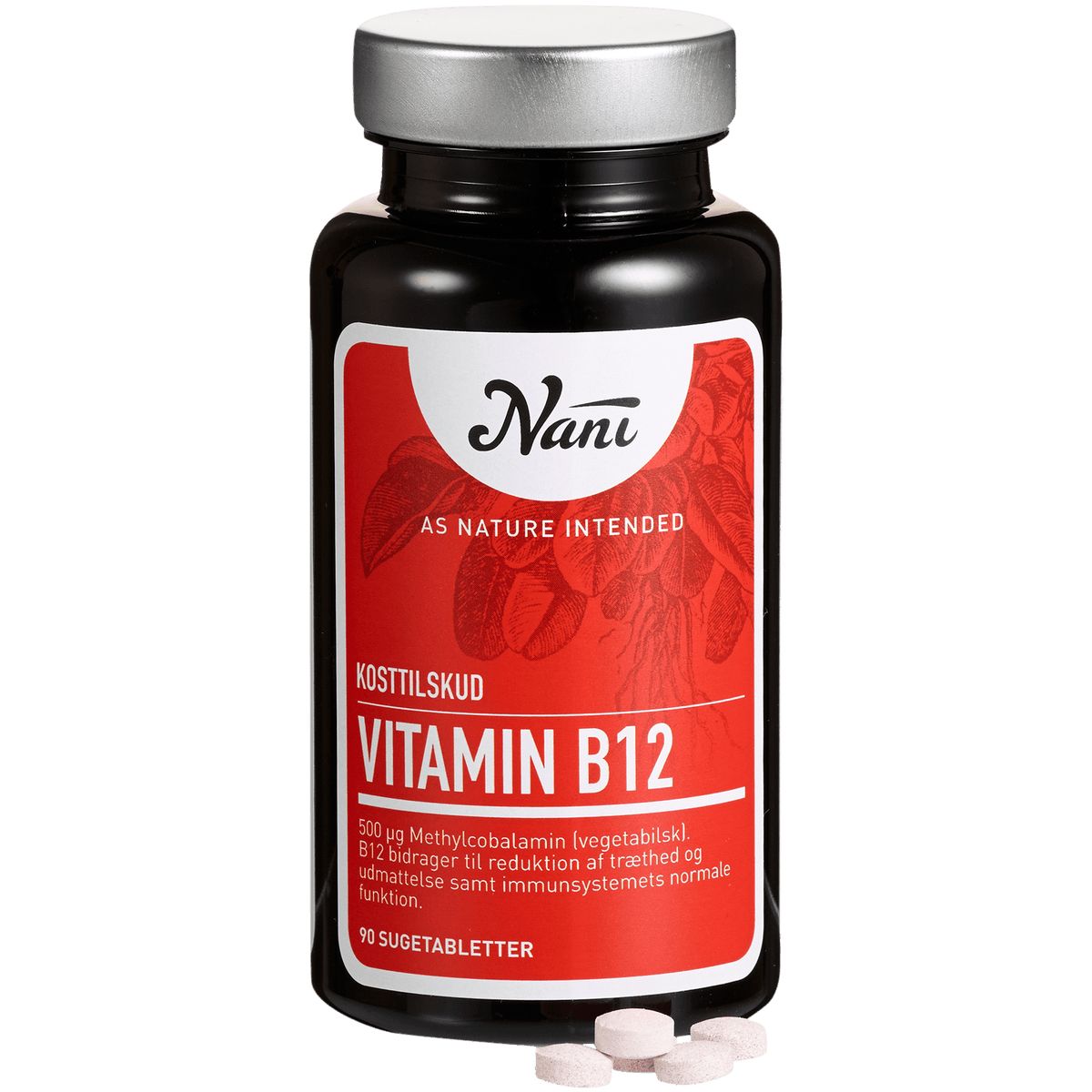 Nani Vitamin B12 Kosttilskudd | 90 tabletter