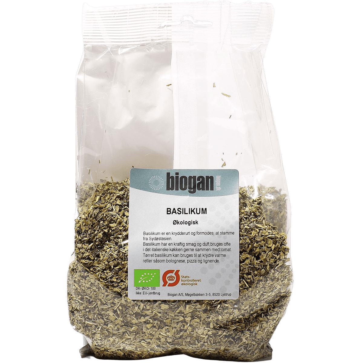 Biogan Basilikum Økologisk | 100 g fra Biogan