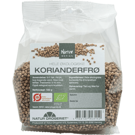 Natur-Drogeriet Korianderfrø Økologisk | 100 g fra Natur-Drogeriet