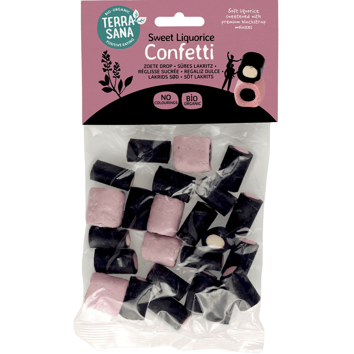 Terrasana Lakris confetti Økologisk | 100 g fra Terrasana