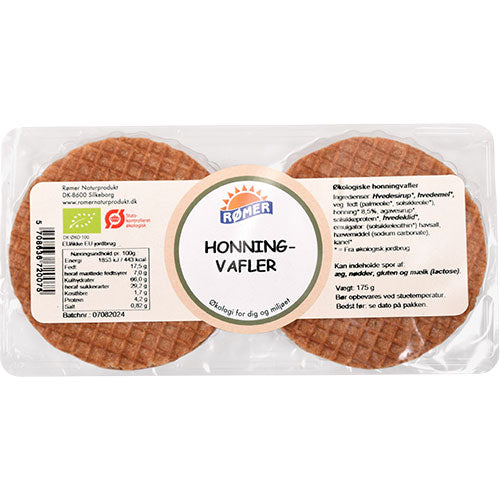 Vafler M/honning Økologisk