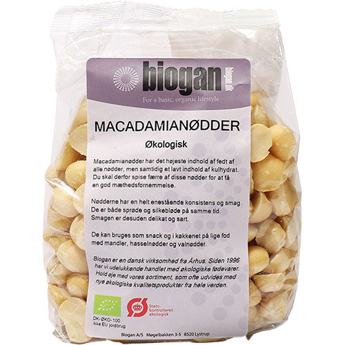 Rå Macadamianøtter Øko