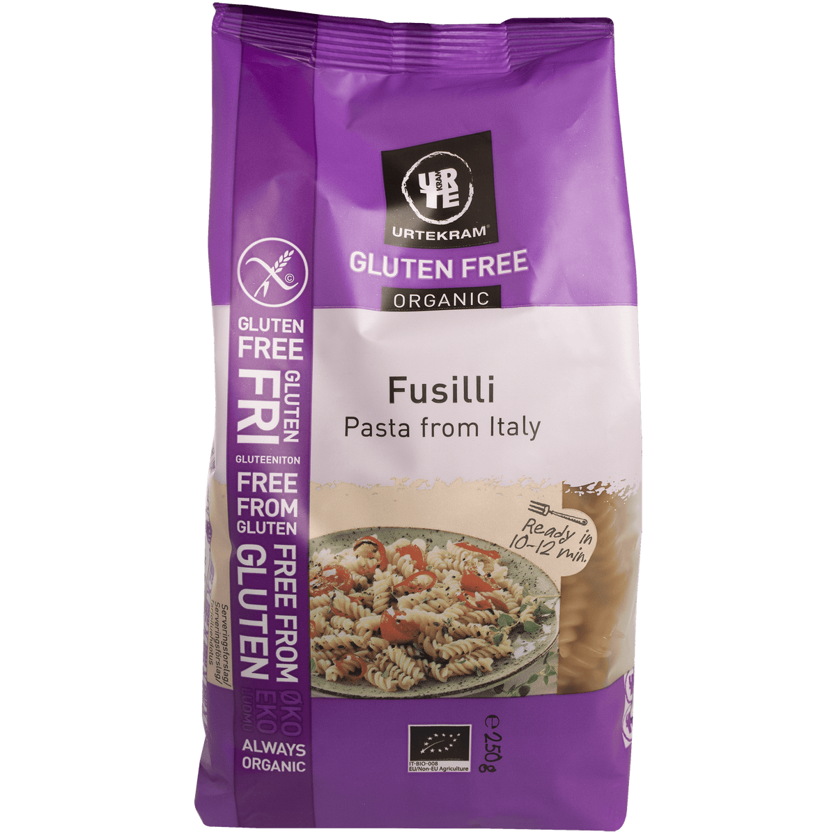 Urtekram Fusilli Pasta Glutenfri Økologisk | 250 g fra Urtekram