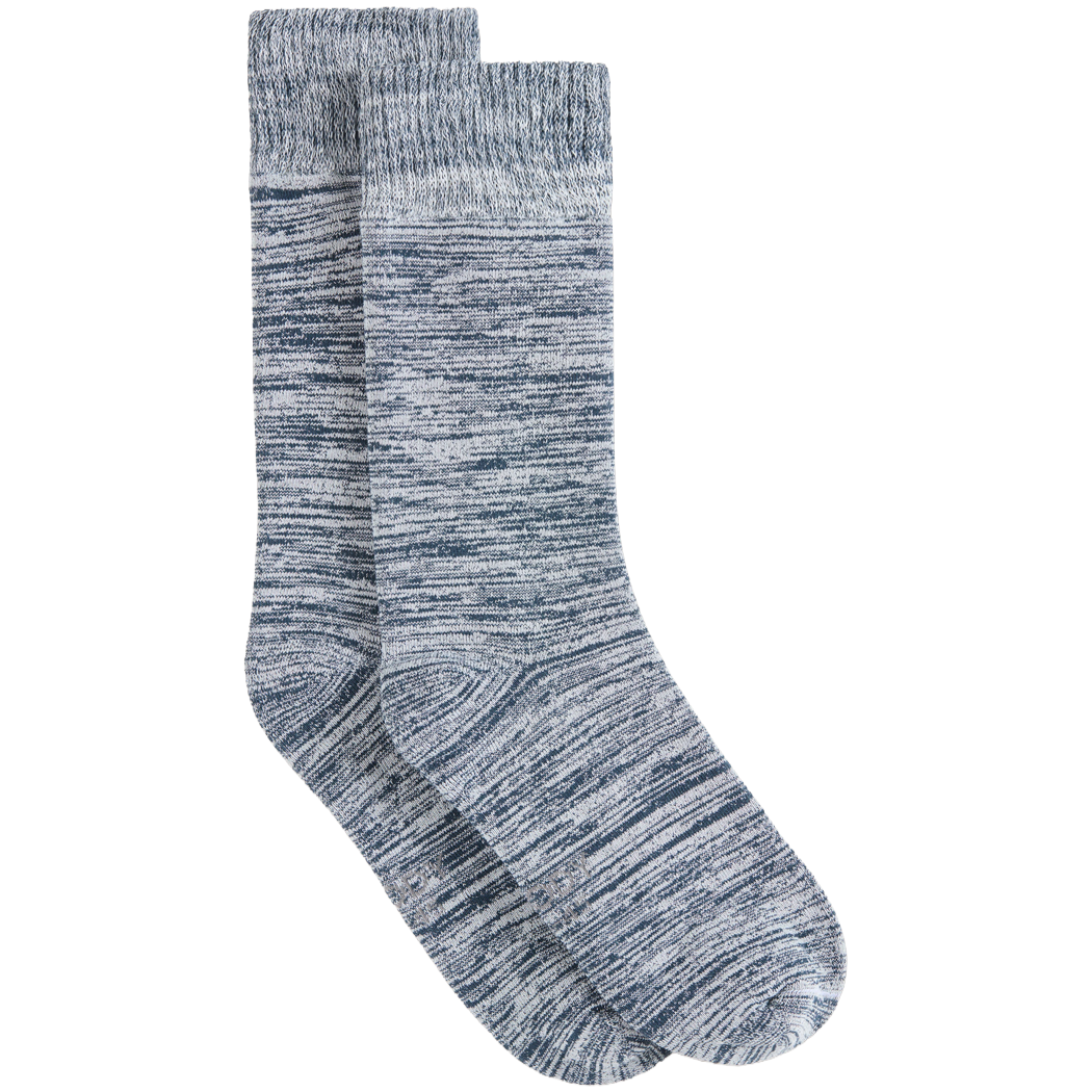 Women´s Chunky Bed Sock Dove/Storm Space Dye fra Boody