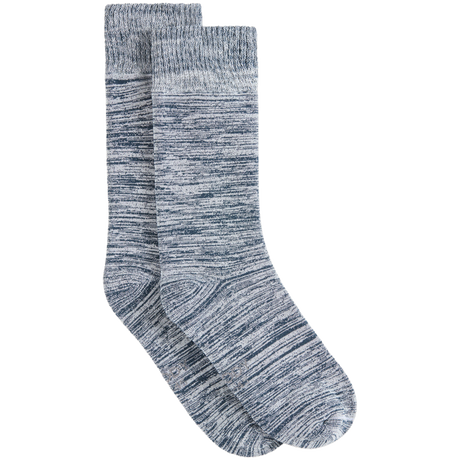 Women´s Chunky Bed Sock Dove/Storm Space Dye fra Boody