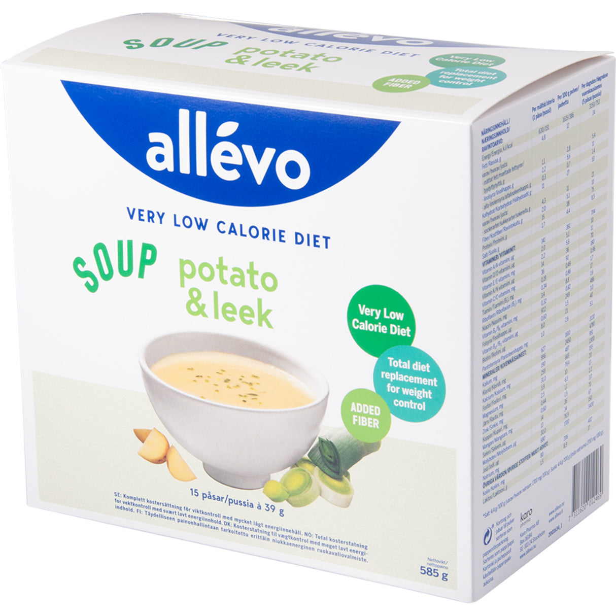 Allévo Suppe Potet/Løk VLCD