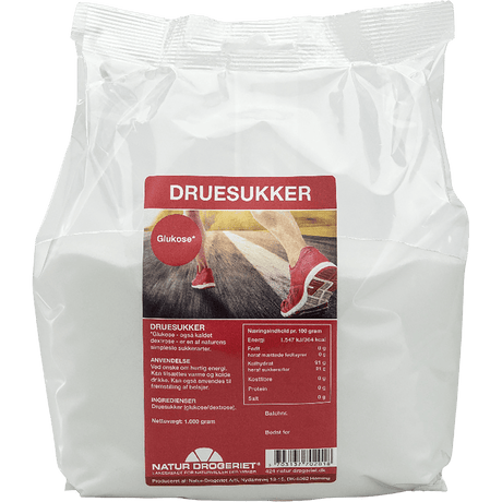 Natur-Drogeriet Druesukker (Glukose/Dextrose) Pulver | 1 kg