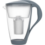 Vannfilter Kanne Glass 2,0l, Stålgrå