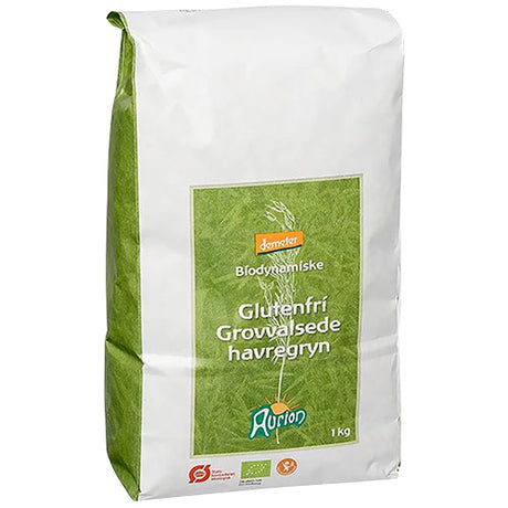 Glutenfrie Langkokte Havregryn Økologisk Demeter