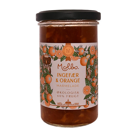 Ingefær & Appelsinmarmelade Molbo Øko