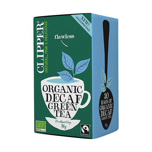 Kjøp Clipper Grønn Te Koffeinfri Øko 20 Poser - Mecindo