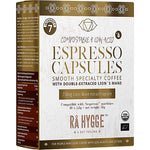 Rå Hygge Espresso Capsules Med Lion's Mane Extract Økologisk | 10 Kapsler