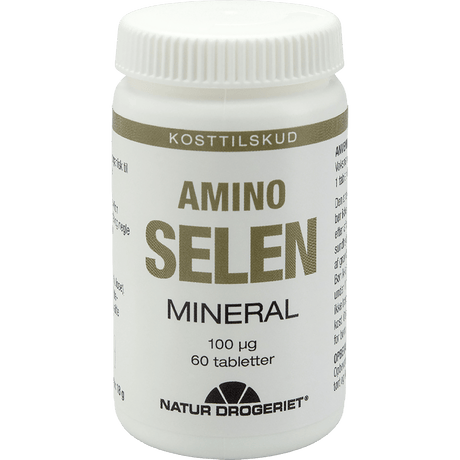 Natur-Drogeriet Amino-selen 100 Ug | 60 tabletter fra Natur-Drogeriet