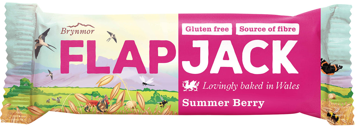 9Brand Foods Flapjack Sommerbær