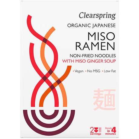 Ramen nudler m. Miso- & Ingefærsuppe Økologisk