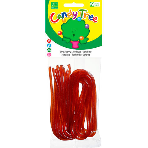 Candy Tree Snørebånd Jordbær Økologisk | 75 g