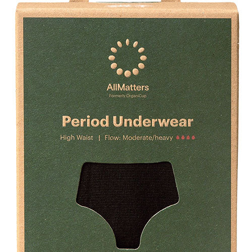 AllMatters High Waist Underwear Moderate/heavy | Str. S fra AllMatters