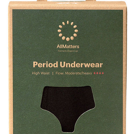 AllMatters High Waist Underwear Moderate/heavy | Str. S fra AllMatters