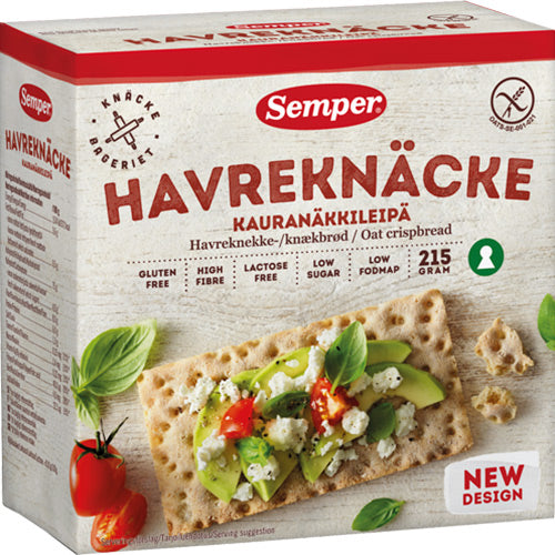 Havre Knekkebrød Havre Glutenfri