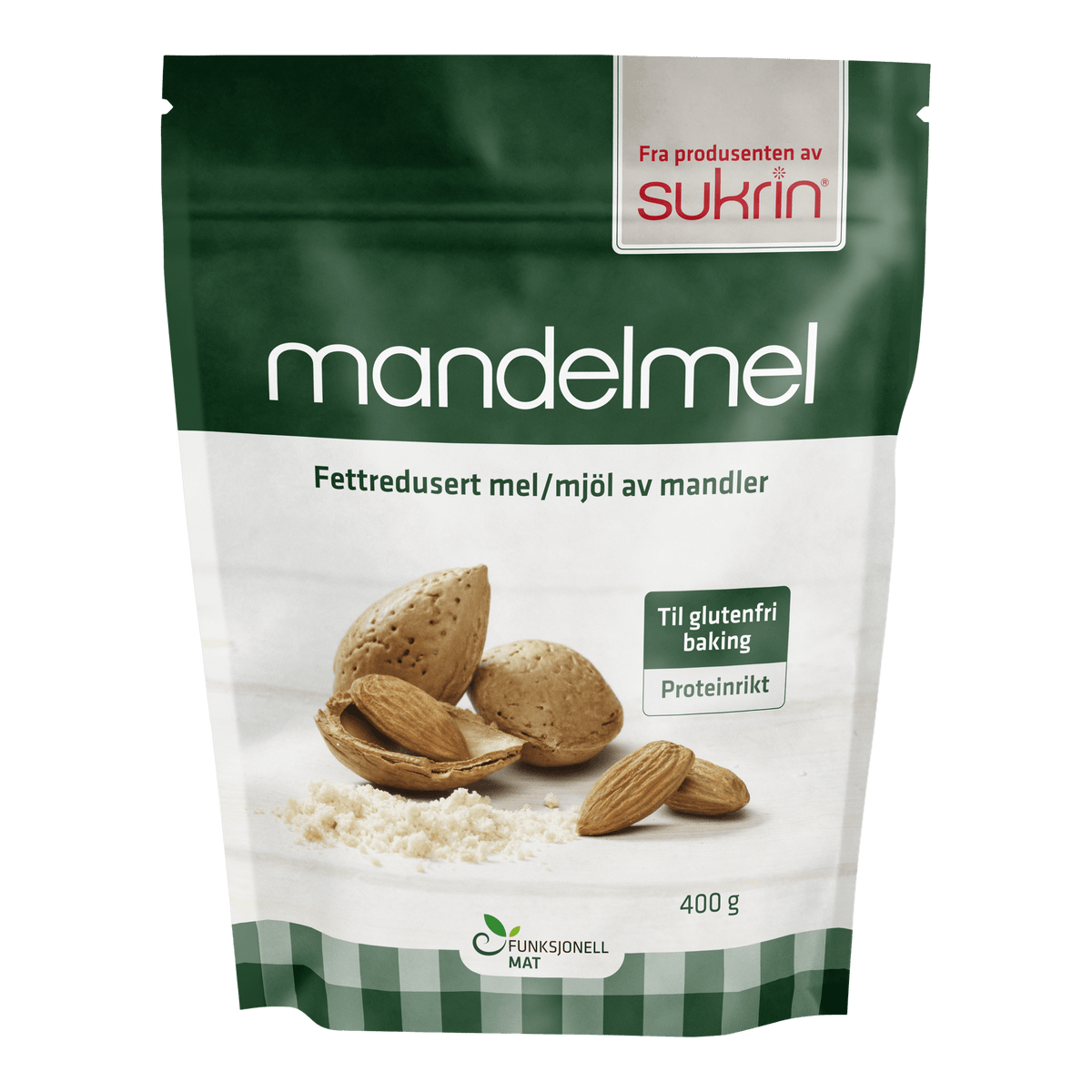 Sukrin Mandelmel - Glutenfri | 400 g