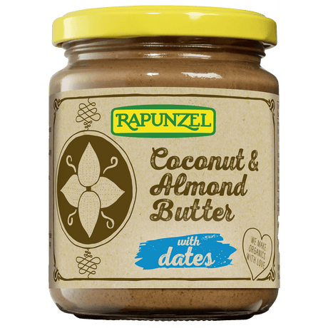 Rapunzel Kokos- og mandelsmør (Almond butter) med Dadler Økologisk | 250 g