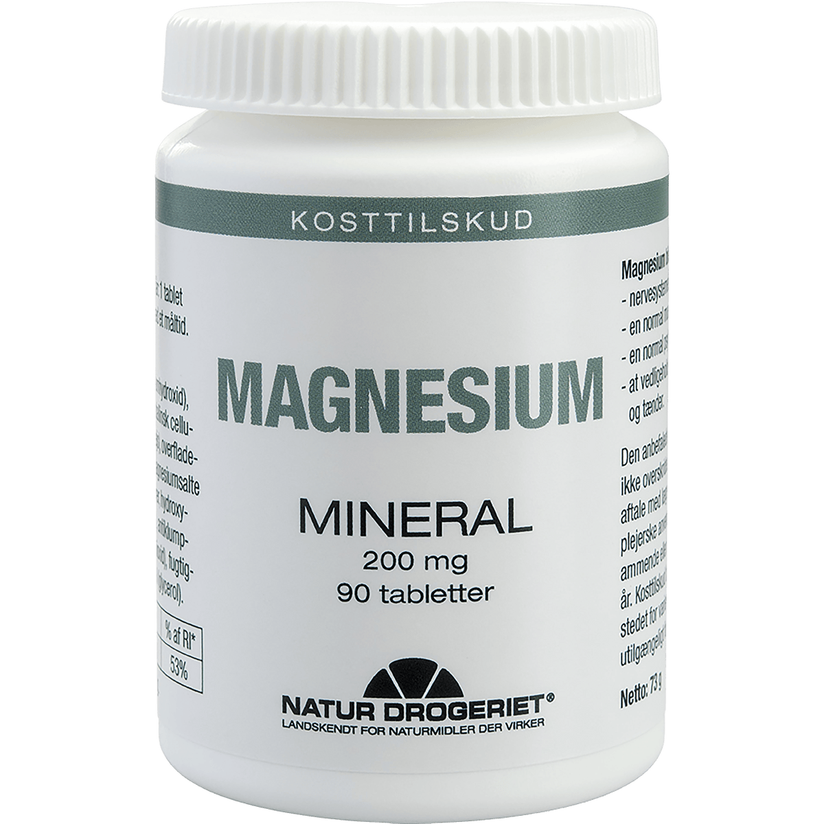 Natur-Drogeriet Magnesium | 90 tabletter