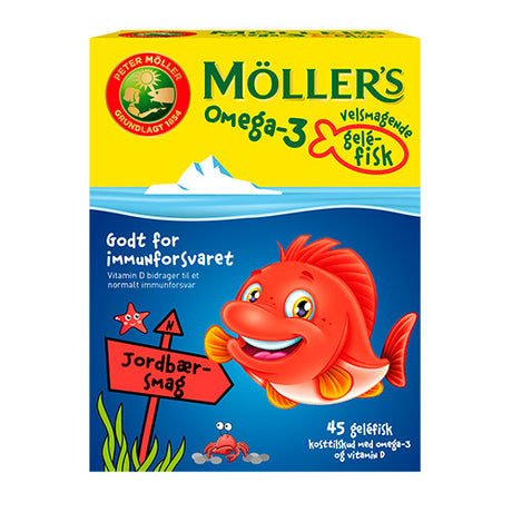 Omega-3 Fisk Jordbær