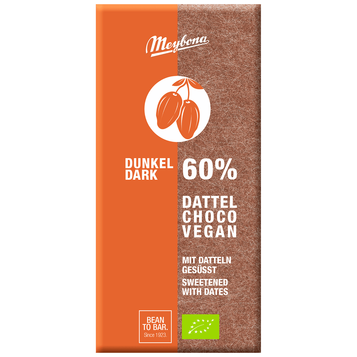 Meybona Sjokolade 60% m. Dadler Økologisk | 80 g