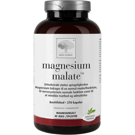 New Nordic Magnesium malat | 270 Kapsler