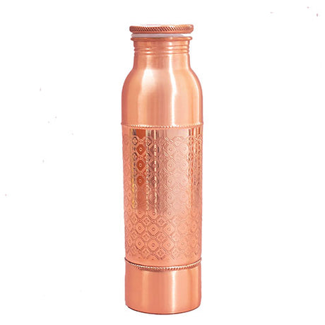 Kobber Vannflaske Mosaikk 900 ml