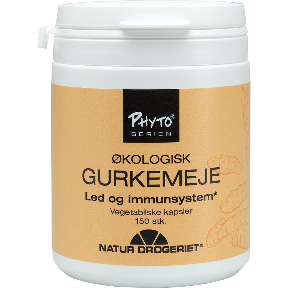 Natur-Drogeriet Gurkemeiekapsler Økologisk | 150 Kapsler fra Natur-Drogeriet