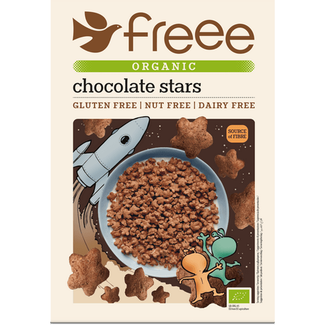 Doves Farm Sjokoladestjerner Glutenfri | 300 g fra Doves Farm