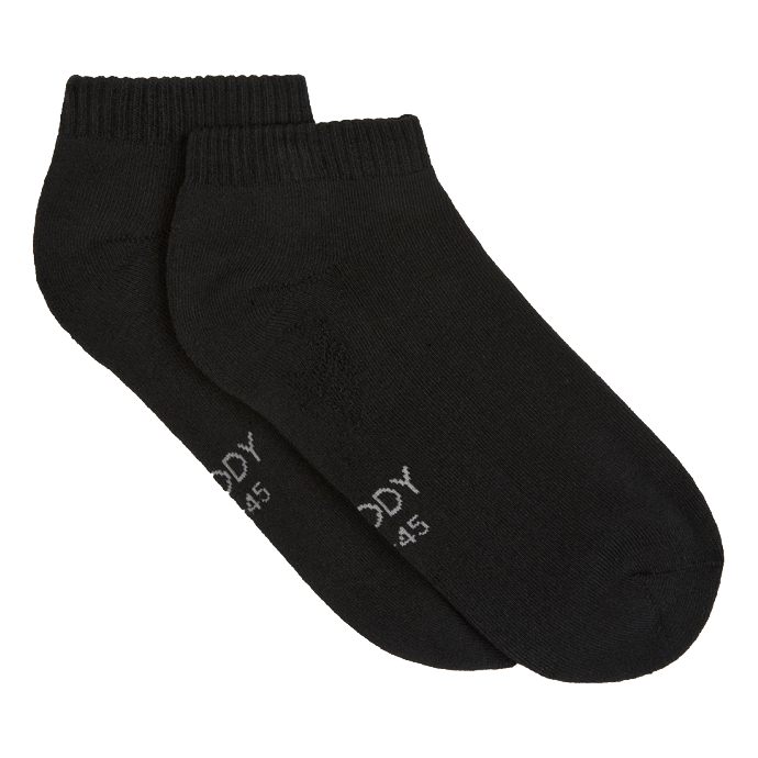 Men´s Low Cut Socks svart str. 38-45 fra Boody