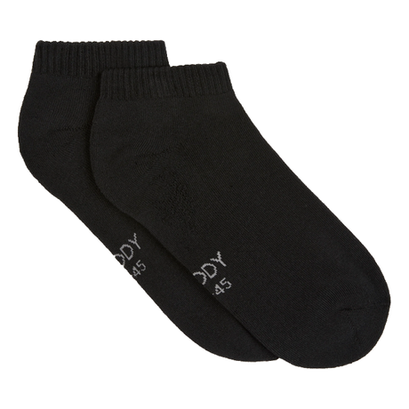 Men´s Low Cut Socks svart str. 38-45 fra Boody