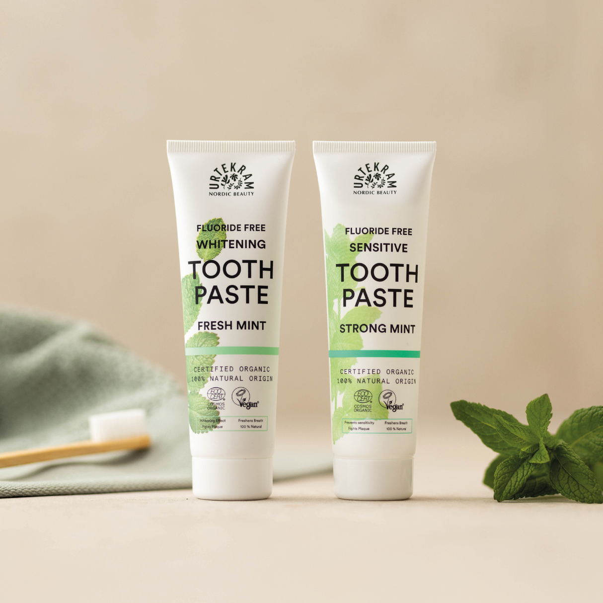Urtekram Tannkrem Fresh Mint | 75 ml fra Urtekram