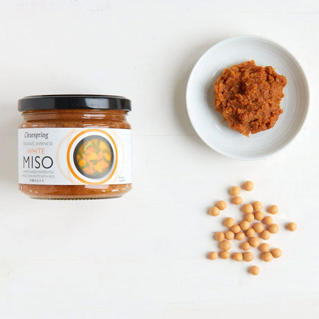 Hvit Miso Paste Soya m. Ris (Upasteuriseret) Øko
