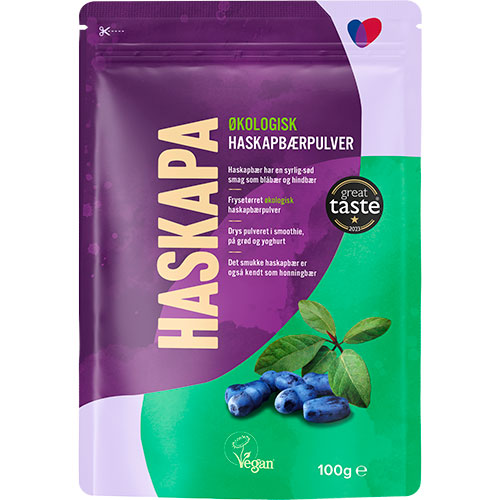 HASKAPA HASKAPA Haskapbærpulver Økologisk | 100 g fra HASKAPA