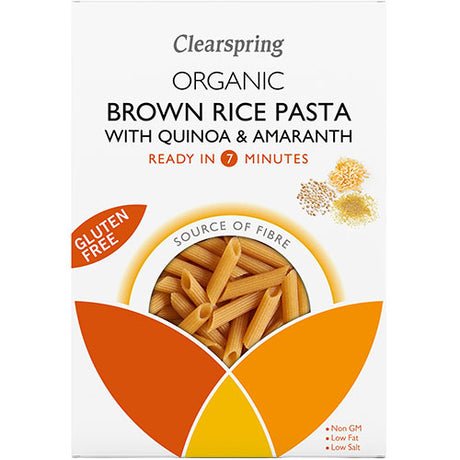 Penne laget med Brune Ris, Quinoa og Amarant Øko