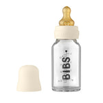 Baby Glass Bottle Complete Set Latex 110ml (Ivory)