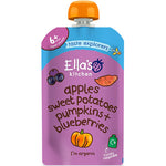 Ellas Kitchen Babymos 4 mnd+ Søtpotet, Gresskar, Eple & Blåbær Økologisk | 120 g