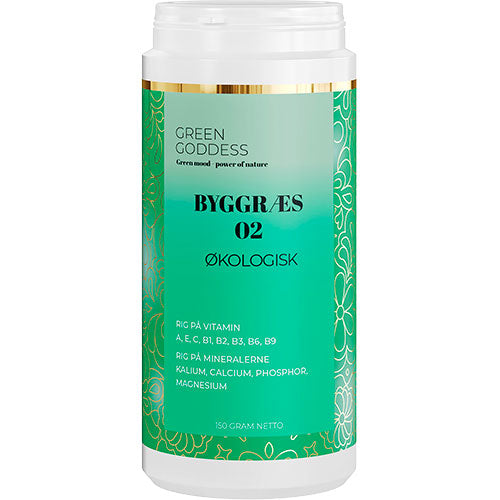 Green Goddess Byggræs Økologisk | 150 g fra Green Goddess