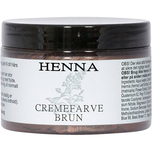 Henna Hårfarge Krem Brun
