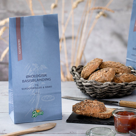 Glutenfrie Bakeblanding på Surdej & Havremel Øko - Glutenfri