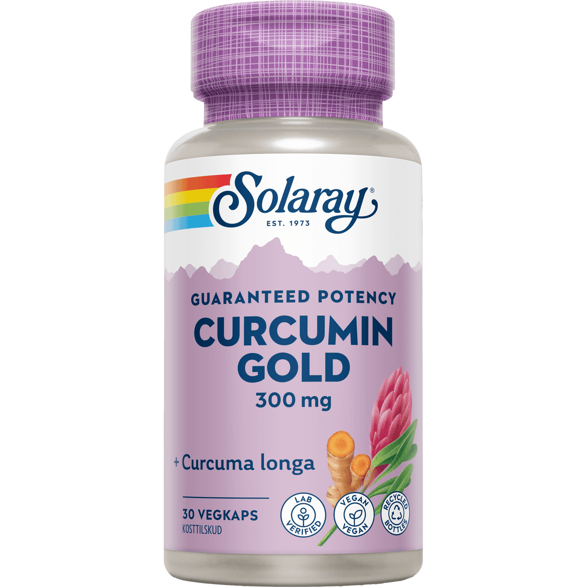 Solaray Curcumin Gold Gurkmeie | 30 Kapsler fra Solaray