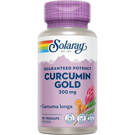 Solaray Curcumin Gold Gurkmeie | 30 Kapsler fra Solaray
