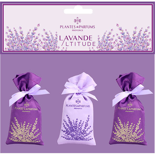 Plantes & Parfums Lavendelposer I Bomullssateng | 3x18 gr fra Plantes & Parfums