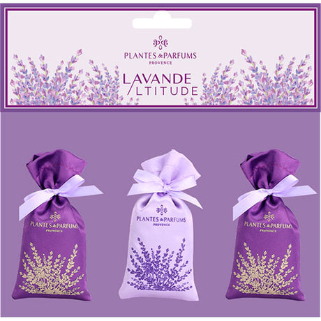 Plantes & Parfums Lavendelposer I Bomullssateng | 3x18 gr fra Plantes & Parfums