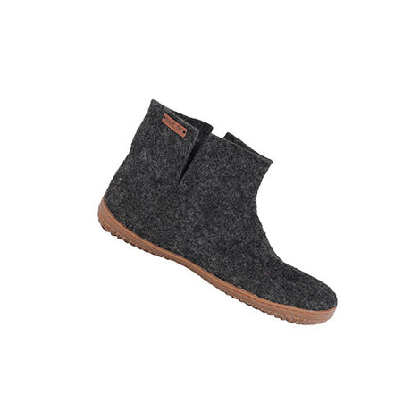 SHU`S hjemmesko med gummi sål - Dark Grey 46