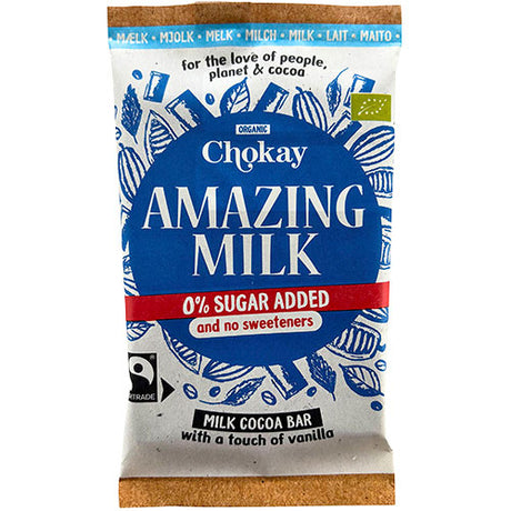 Chokay Bar Amazing Milk 39% Økologisk | 70 g fra Chokay